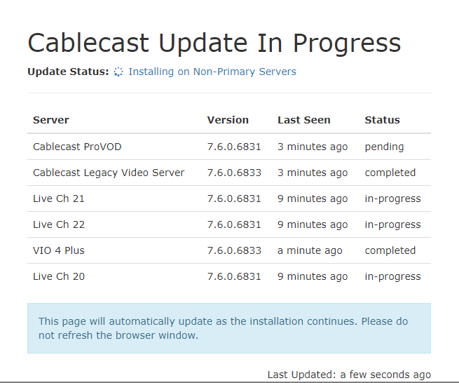 Install Progress